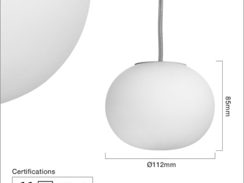 Flos - Glo Ball S Pendant Light - Scossa