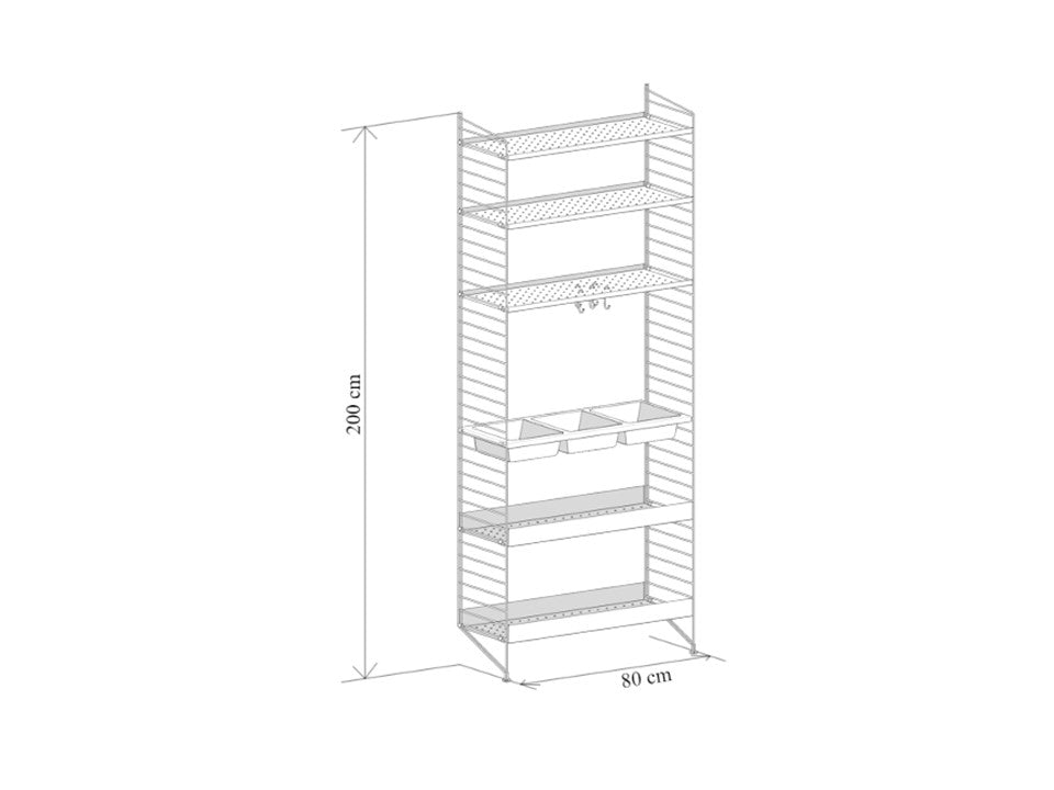 String - Bathroom Shelving System
