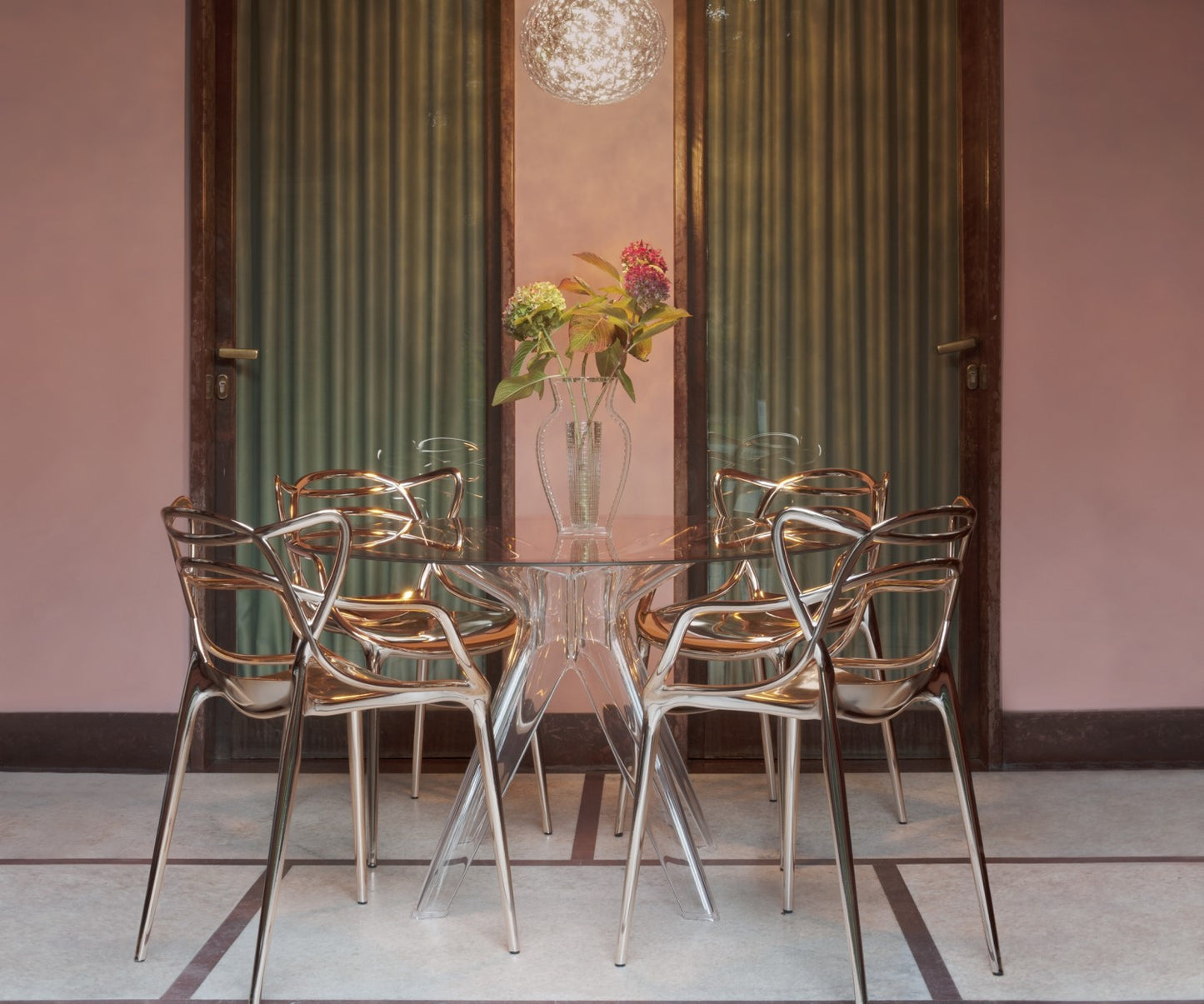 Kartell - Sir Gio fixed dining table