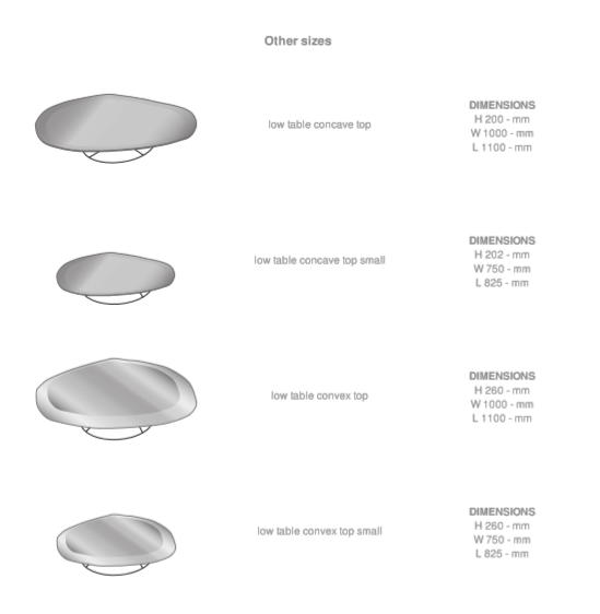 Ligne Roset - Pebble low tables