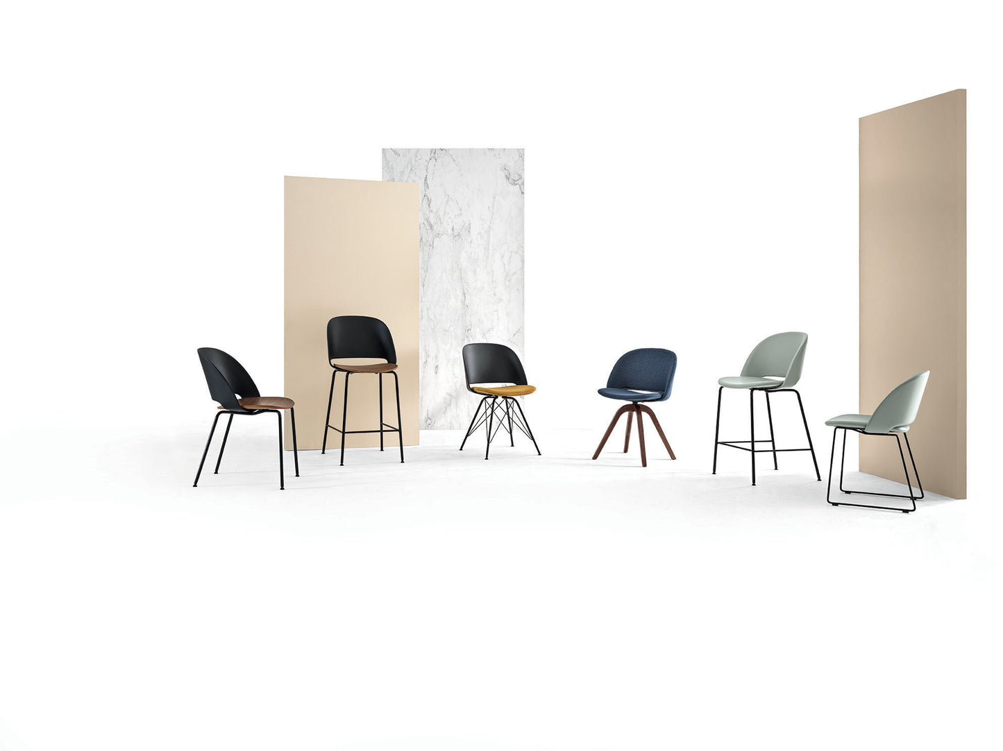 Bontempi Casa - Polo Chair with sleigh style frame