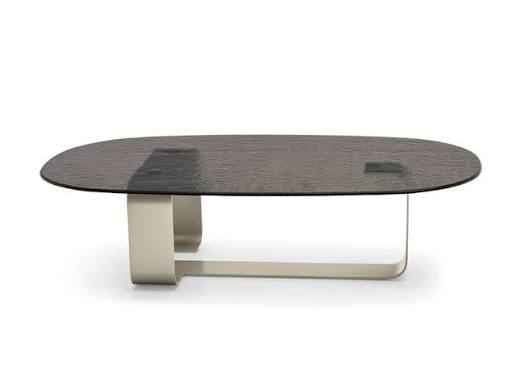 Calligaris - Ribbon Glass top coffee table