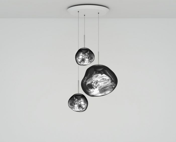 Tom Dixon - Melt Pendant LED Trio Multi-Drop