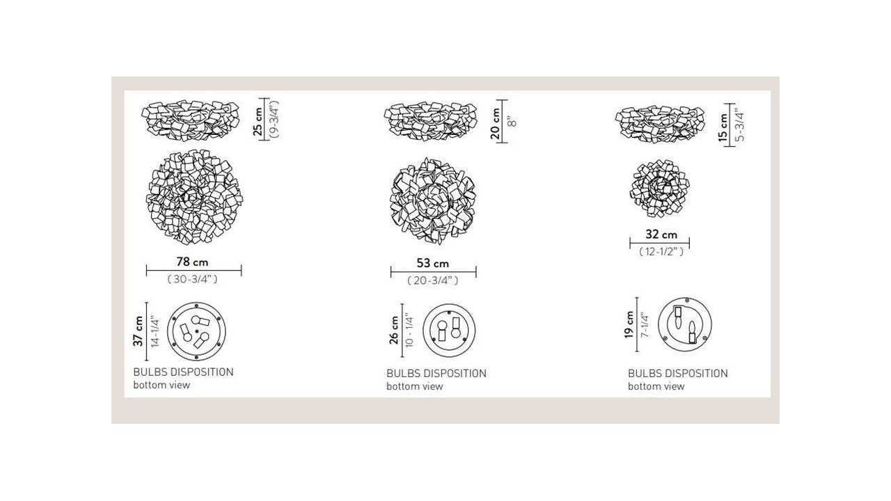 Slamp - Clizia Ceiling-Wall Light - Scossa