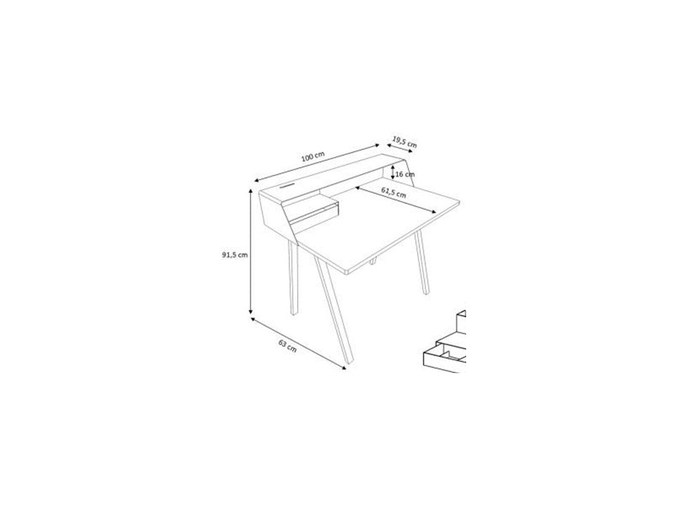 Muller Moebel - PS04 Desk - Scossa