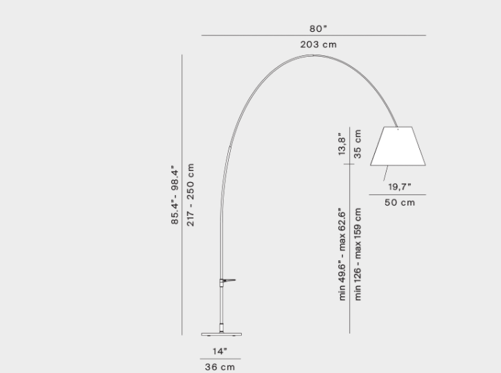 Luceplan – Lady Costanza Floor Light