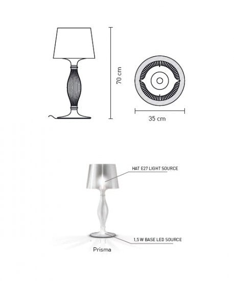 Slamp - Liza Table Light - Scossa
