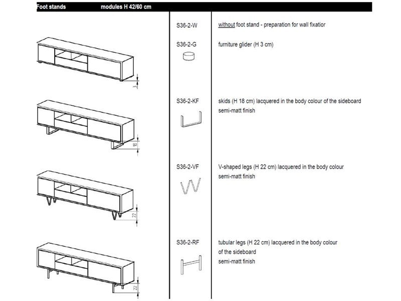 Muller Moebel - S36 Modular Sideboards - Scossa