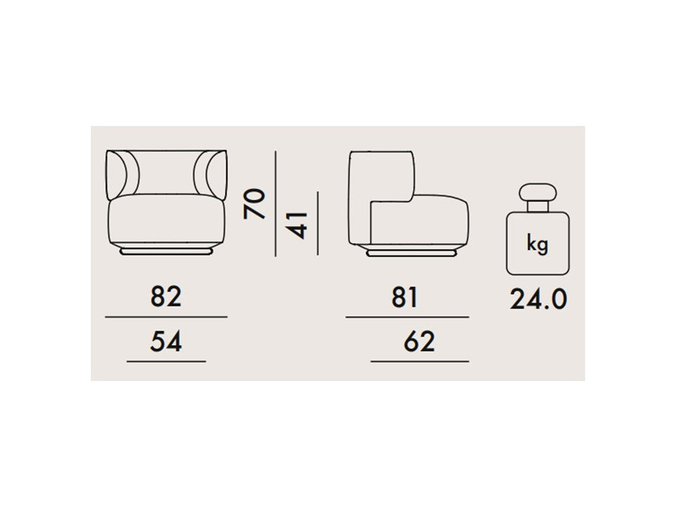 KARTELL - (A6280) K-WAITING ARMCHAIR