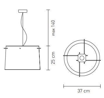 Slamp - Woody suspension pendant