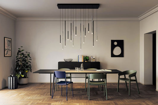 Lodes - A-Tube Nano small pendant with ceiling rose - Scossa