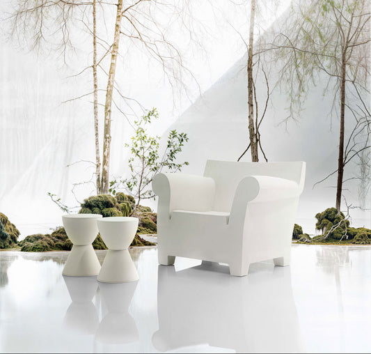 Bubble Club armchair in Matt white from KARTELL