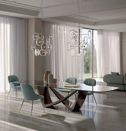 Bontempi Casa - Bach ceramic dining table (Barrel Shaped)