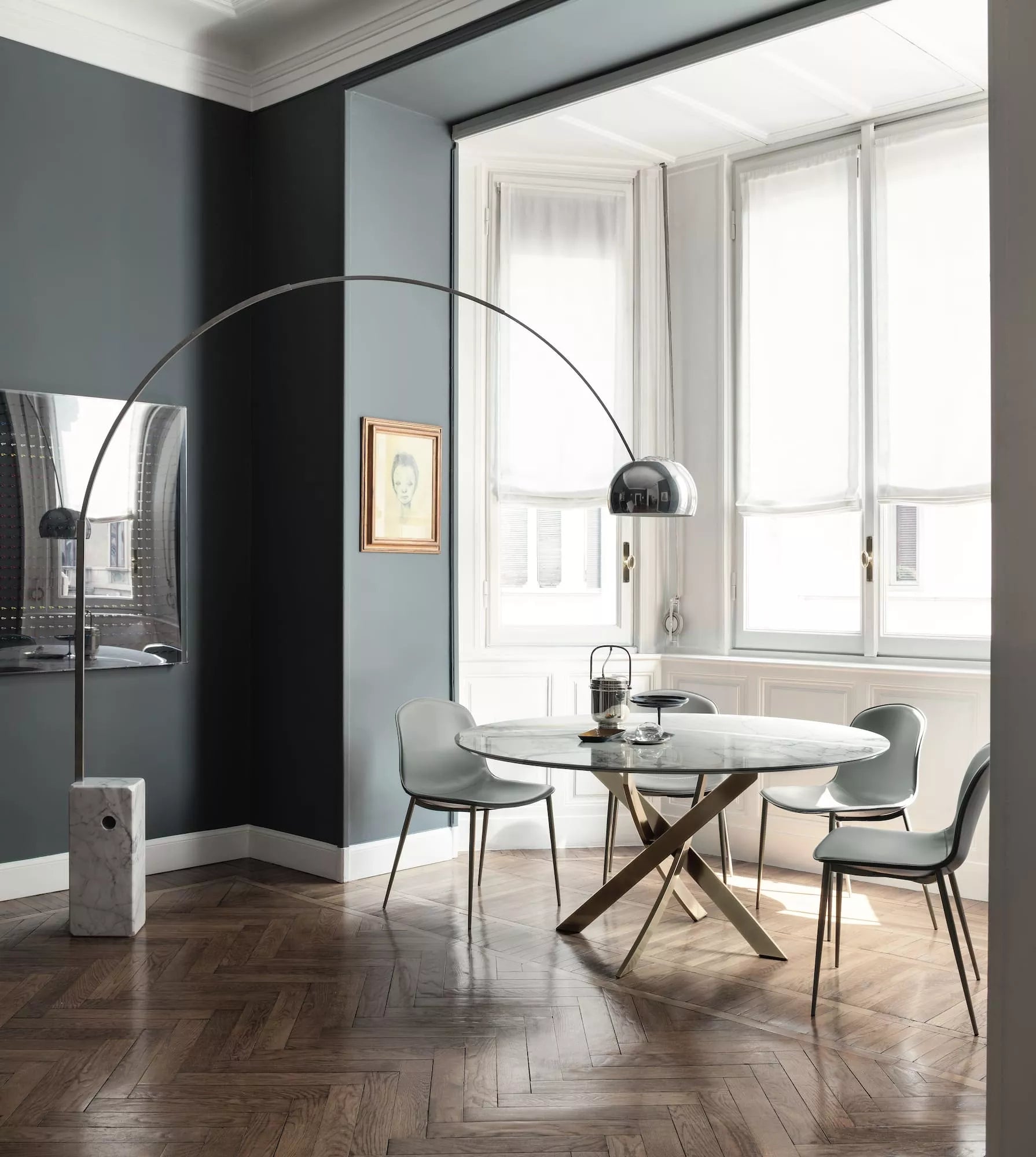 Bontempi Casa - Barone Ring Round Fixed Table (150cm)