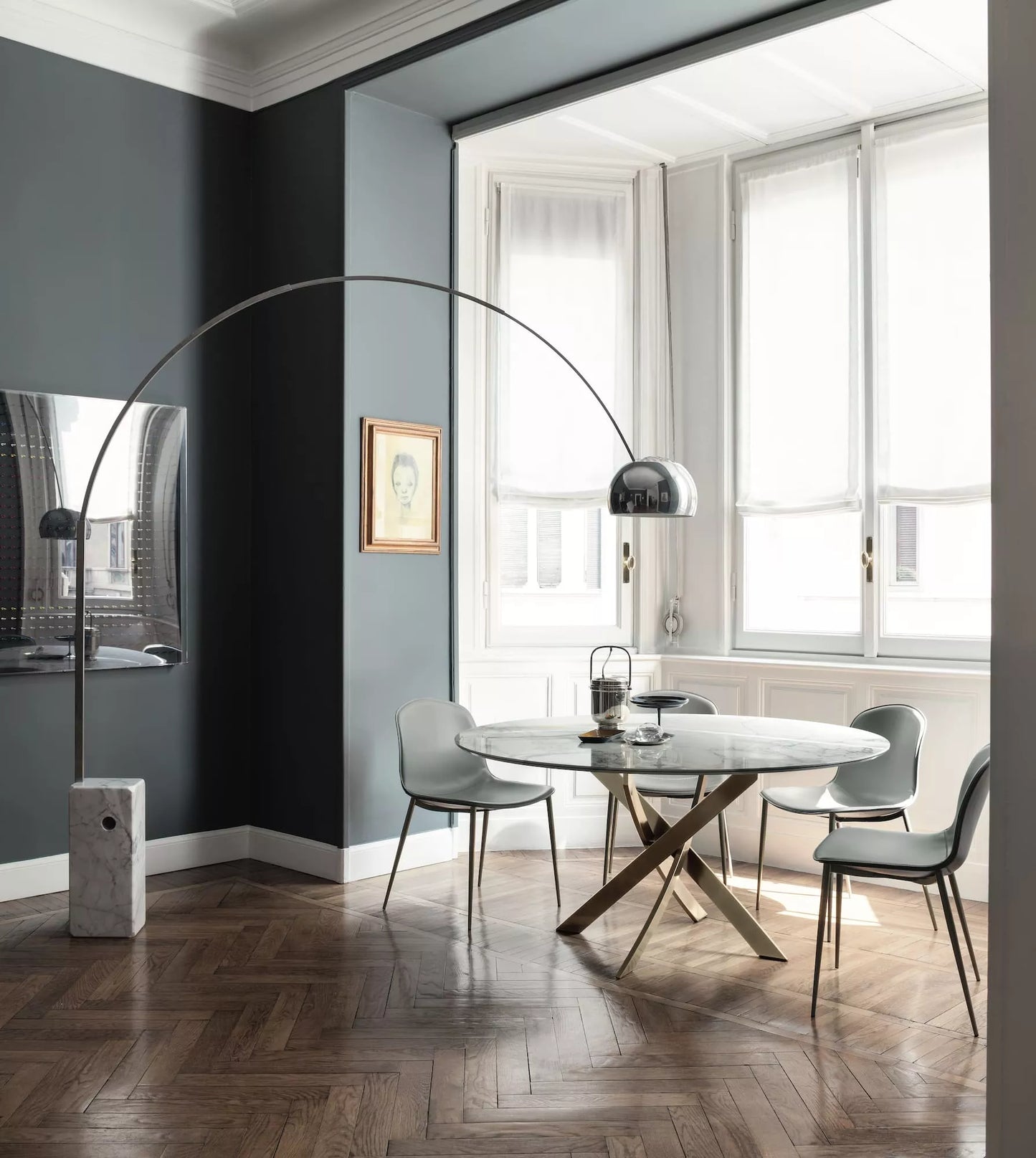 Bontempi Casa - Barone Ring Round Fixed Table (150cm)