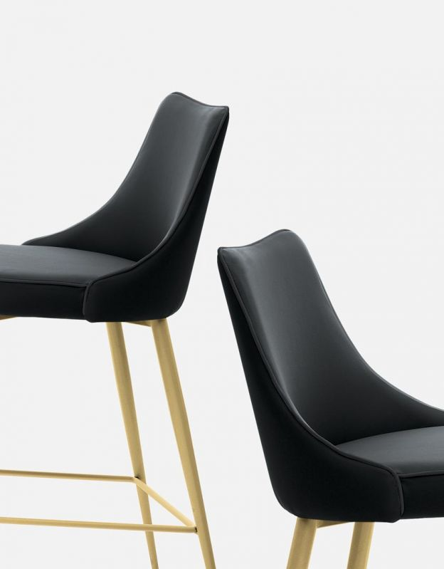 Bontempi Casa - Clara fixed leg stool (Kitchen height)