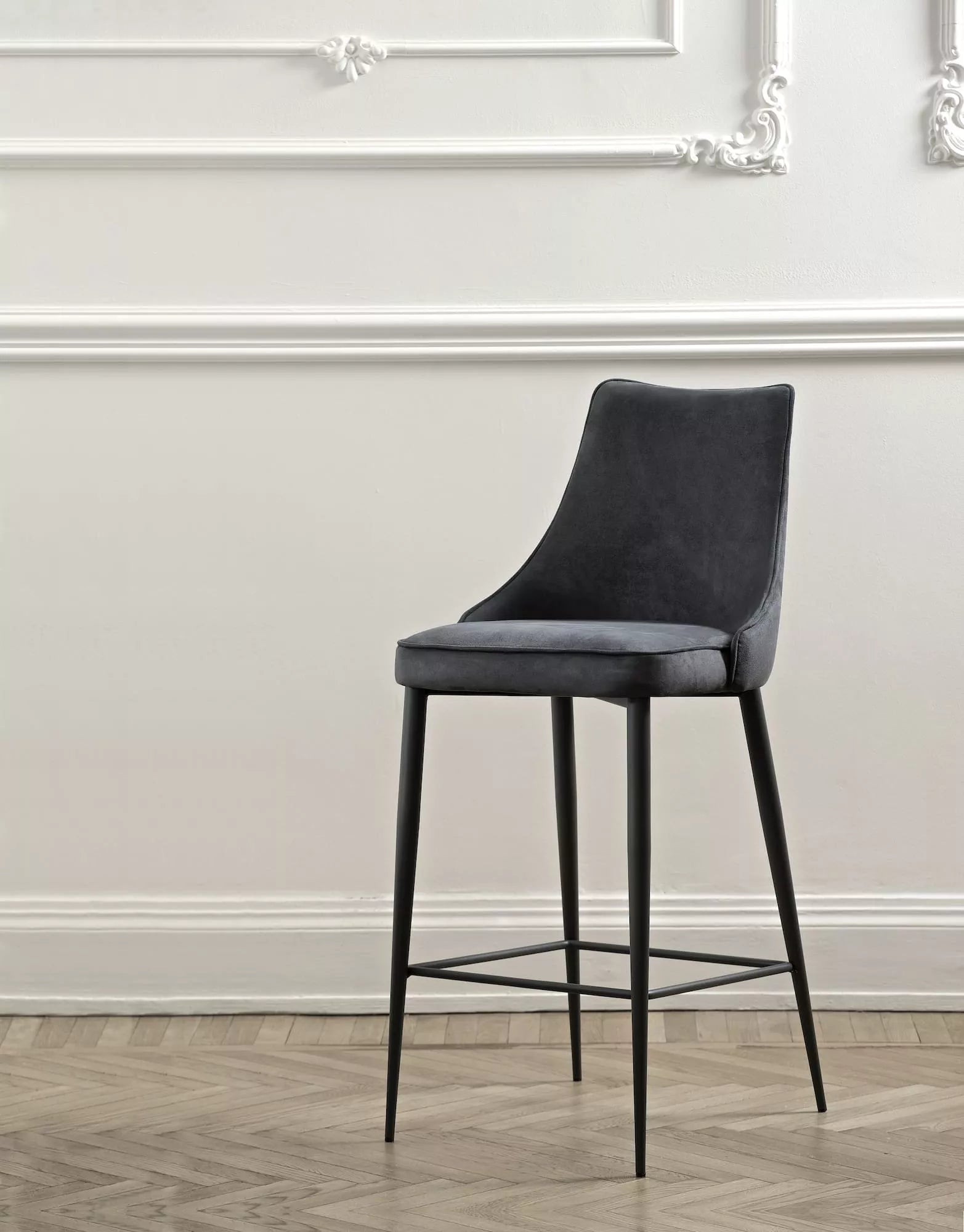 Bontempi Casa – Clara 40.69 Kitchen-Height Stool – Light & Warm Frames