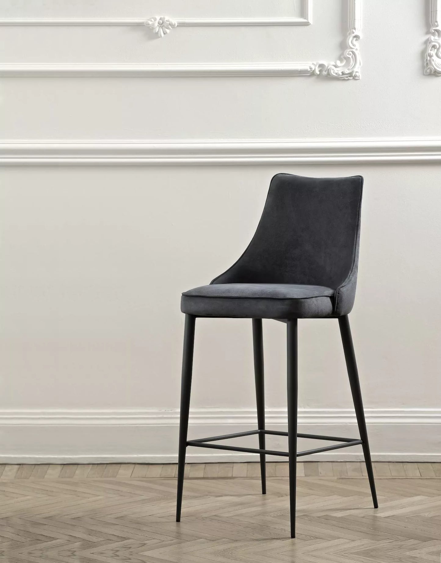 Bontempi Casa – Clara 40.69 Kitchen-Height Stool – Light & Warm Frames