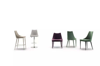 Bontempi Casa – Clara 40.69 Kitchen-Height Stool – Light & Warm Frames