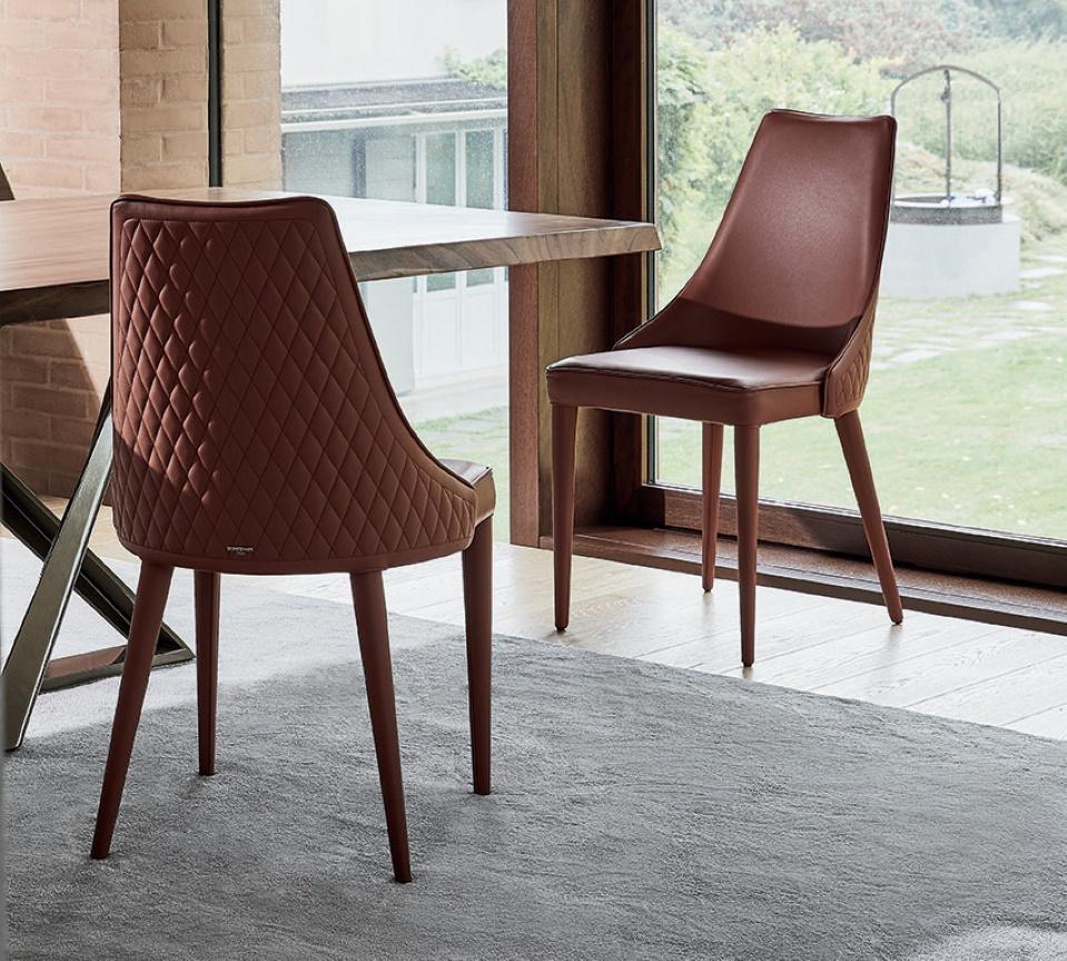 Bontempi Casa - Clara Chair with upholstered leg
