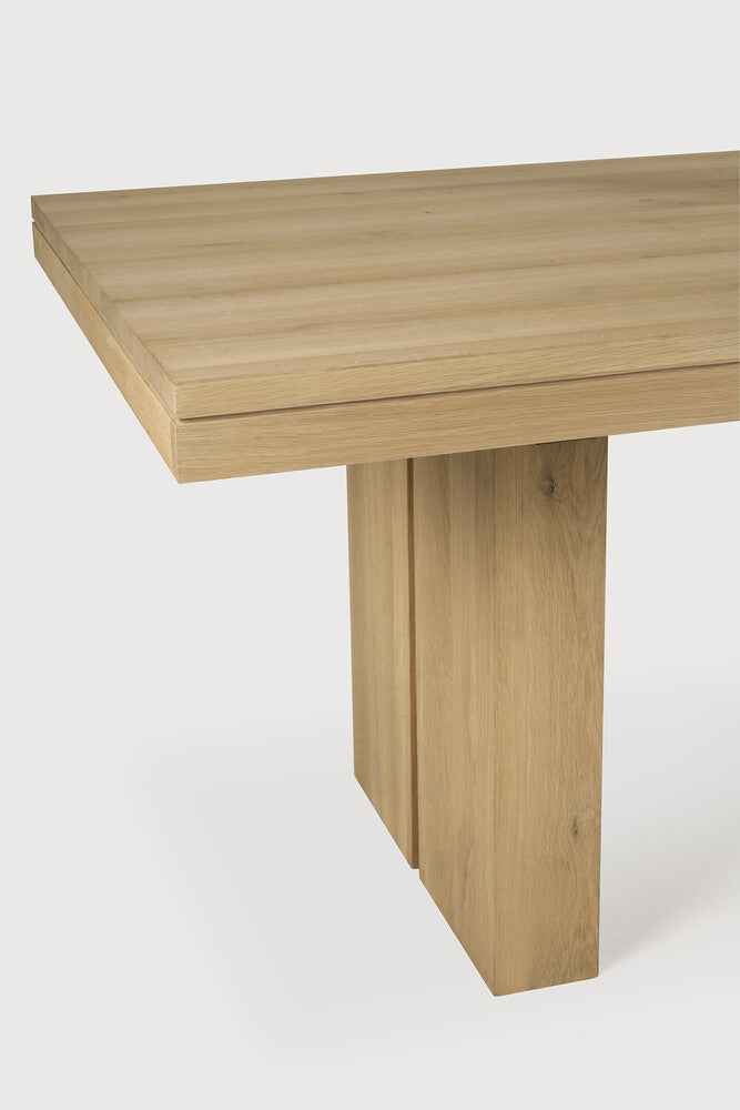 Ethnicraft - Double Oak or Teak extending dining table