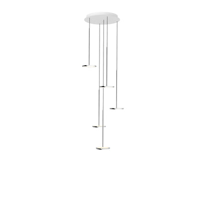 Sky Solo Chandelier - 5 pendant grouping