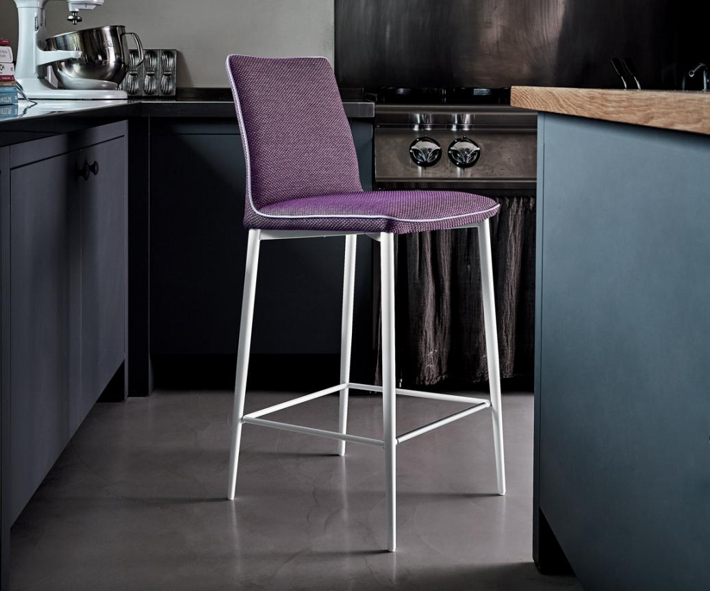 Bontempi Casa - Nata LOW fixed leg Stool (Kitchen height)