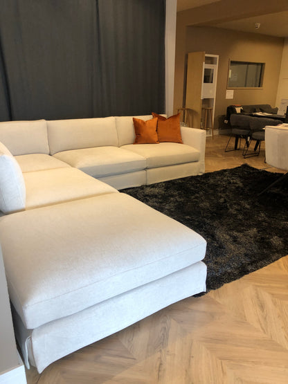 Contempo - Modular corner sofa with pouf (Clearance)