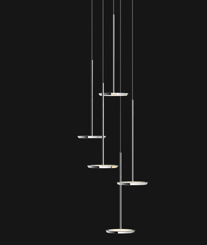Sky Solo Chandelier - grouping black background