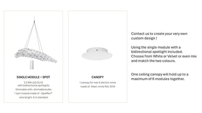 Slamp - Nuvem modular pendant system