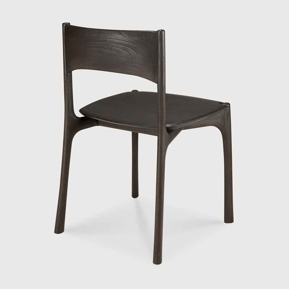 Ethnicraft - PI Varnished teak dark brown Dining Chair