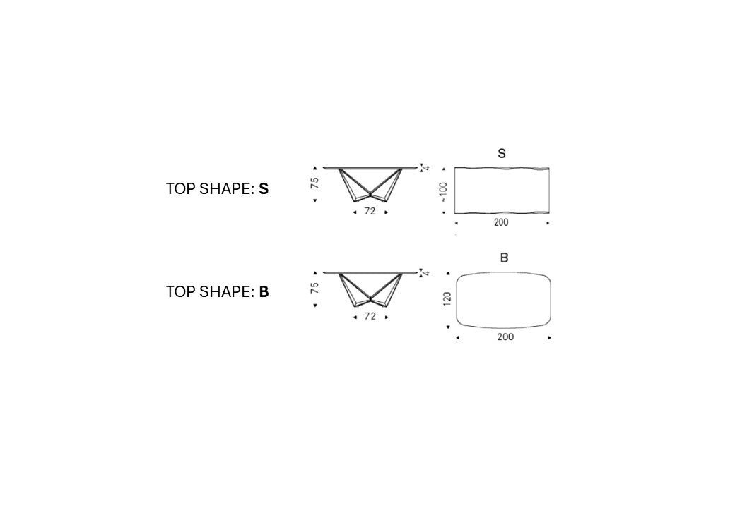 Cattelan Italia – Skorpio Dining Table - Wood (200cm)