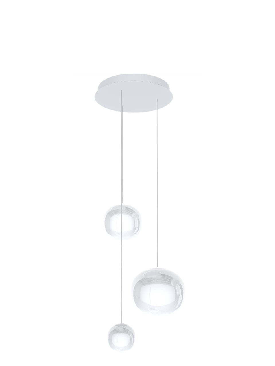 Lodes - Volum Multi-Drop Pendants with ceiling plate