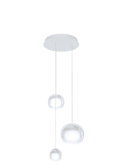 Lodes - Volum Multi-Drop Pendants with ceiling plate - Scossa