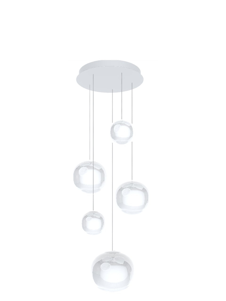 Lodes - Volum Multi-Drop Pendants with ceiling plate