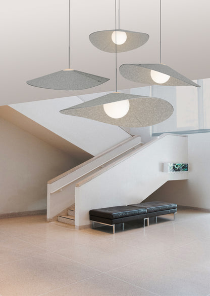 Bola Felt Pendant entryway