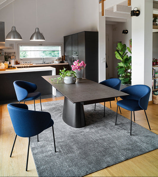 Connubia - Ellisse 160cm Ceramic Extending Table - Scossa