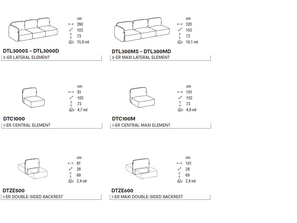 Calligaris - Ginza Modular Sofa - Scossa