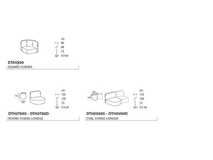 Calligaris - Ginza Modular Sofa - Scossa