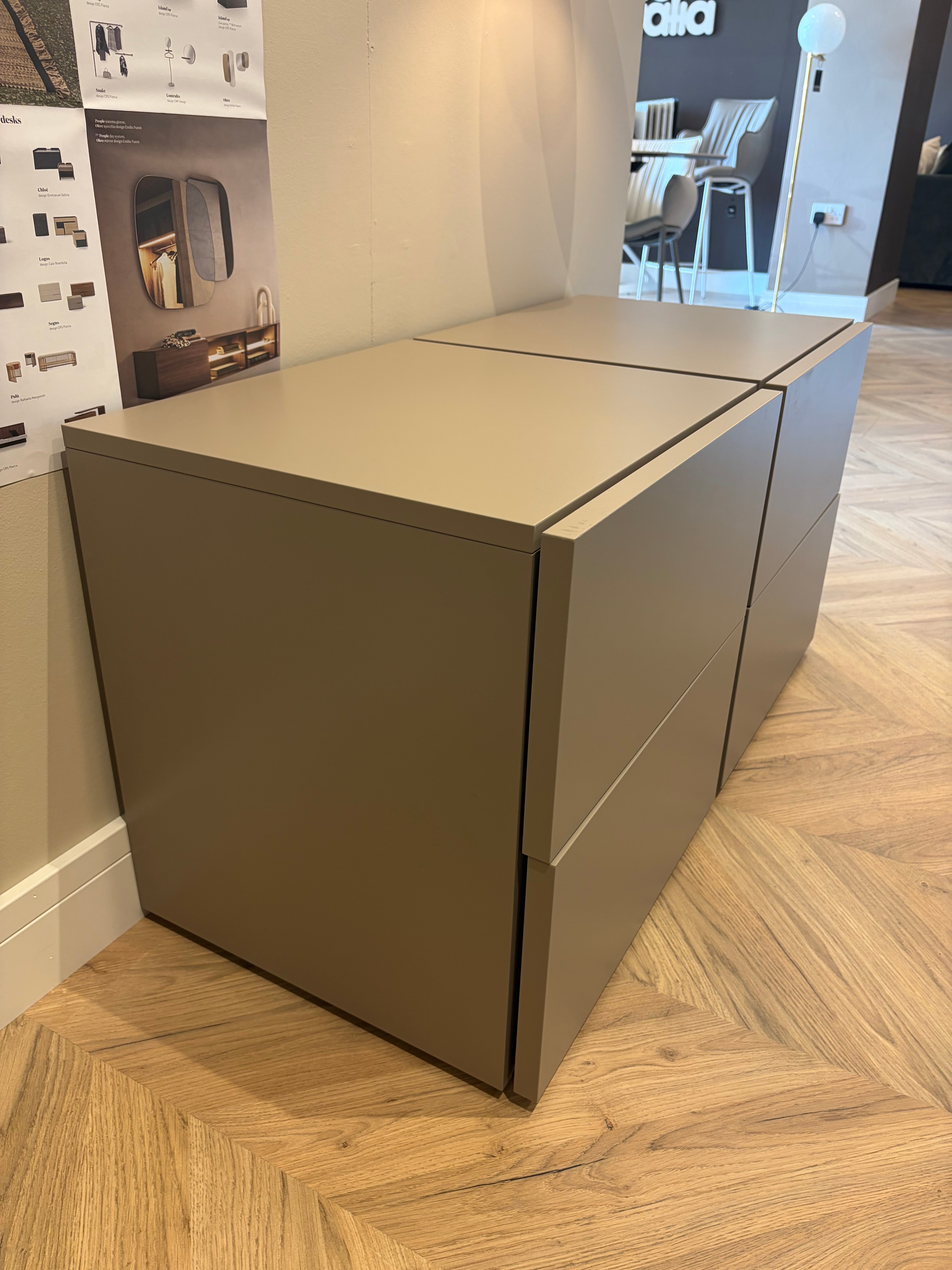 Pianca - Spazio 2-drawer bedsides (Clearance)