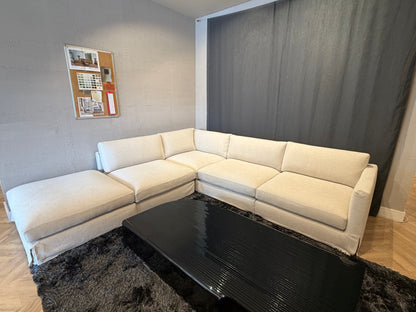 Contempo - Modular corner sofa with pouf (Clearance)