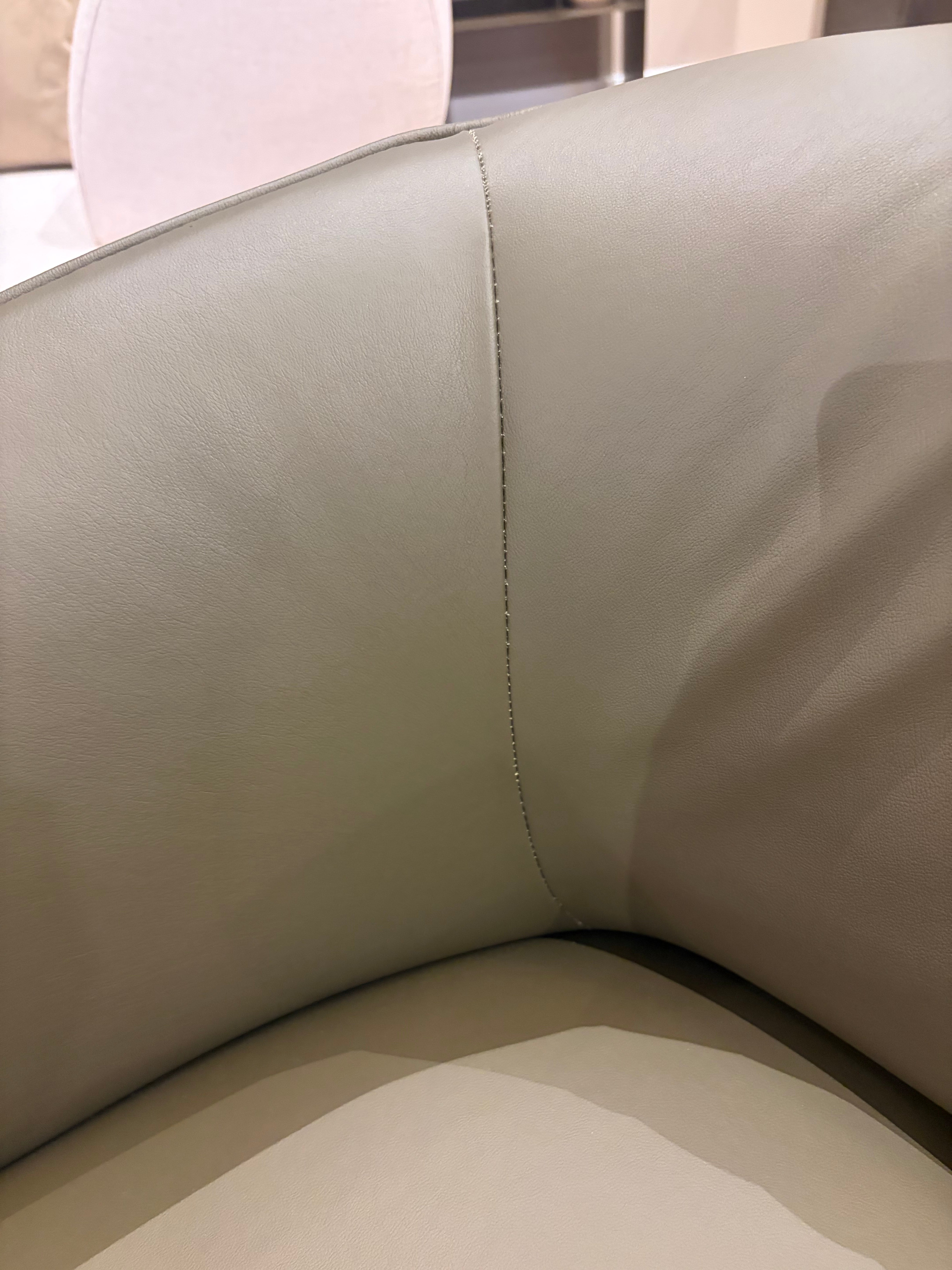 Bontempi Casa - Kodi swivel armchair in Premium Leather (Clearance)