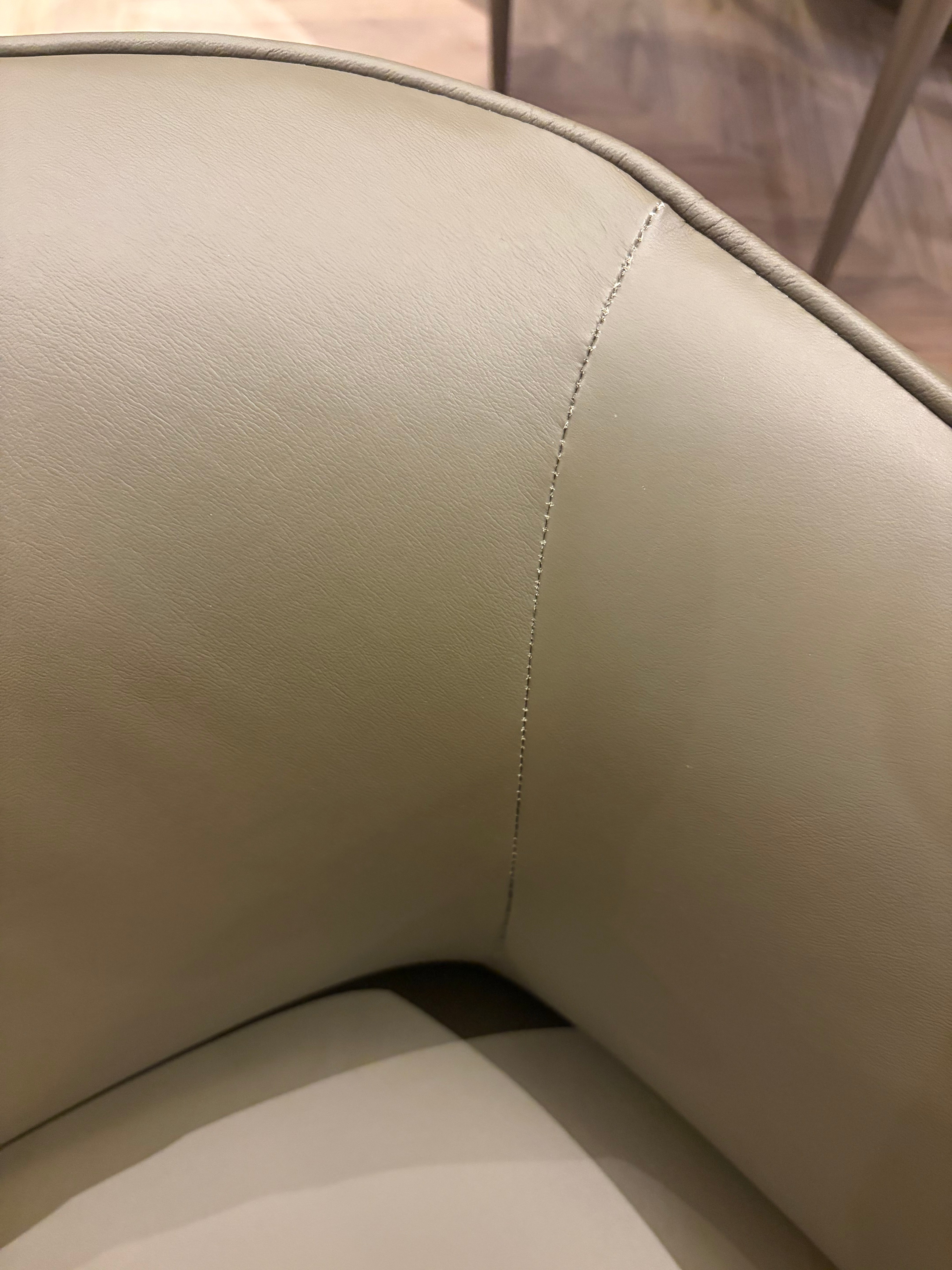 Bontempi Casa - Kodi swivel armchair in Premium Leather (Clearance)