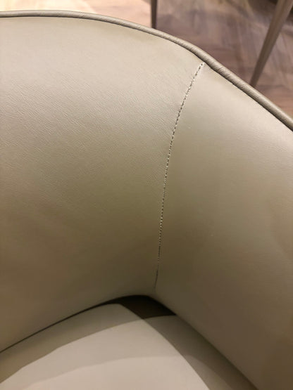 Bontempi Casa - Kodi swivel armchair in Premium Leather (Clearance)