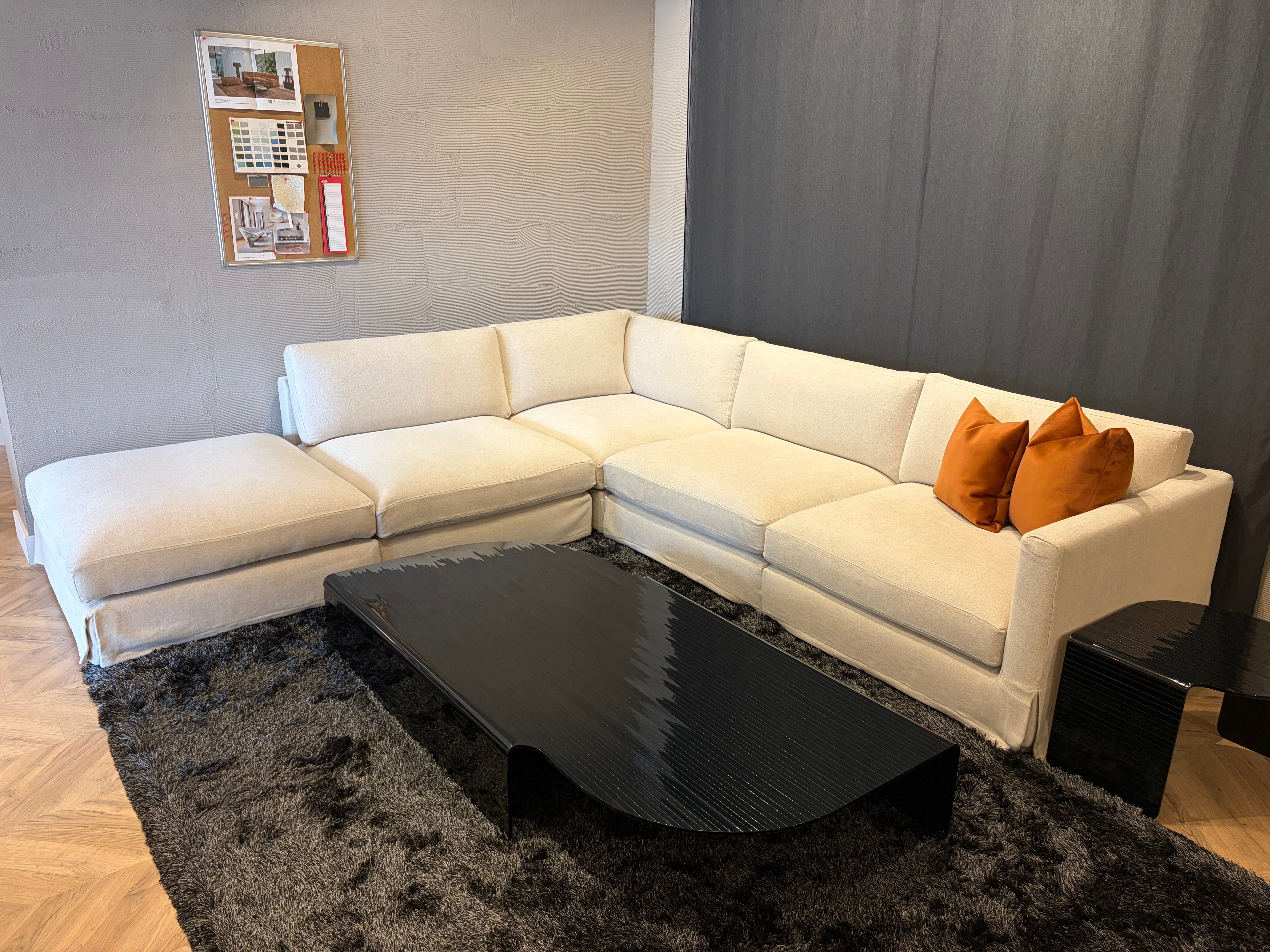 Contempo - Modular corner sofa with pouf (Clearance)