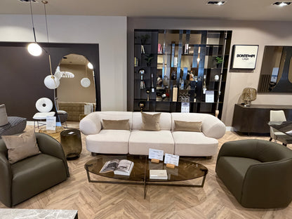Bontempi Casa - Kodi swivel armchair in Premium Leather (Clearance)
