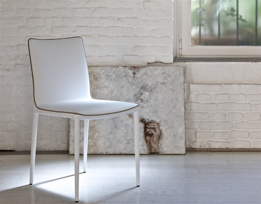 Bontempi Casa - Nata Low back with metal Leg - Scossa