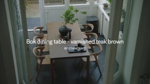 Bok Dining Table by Ethnicraft — Product Video