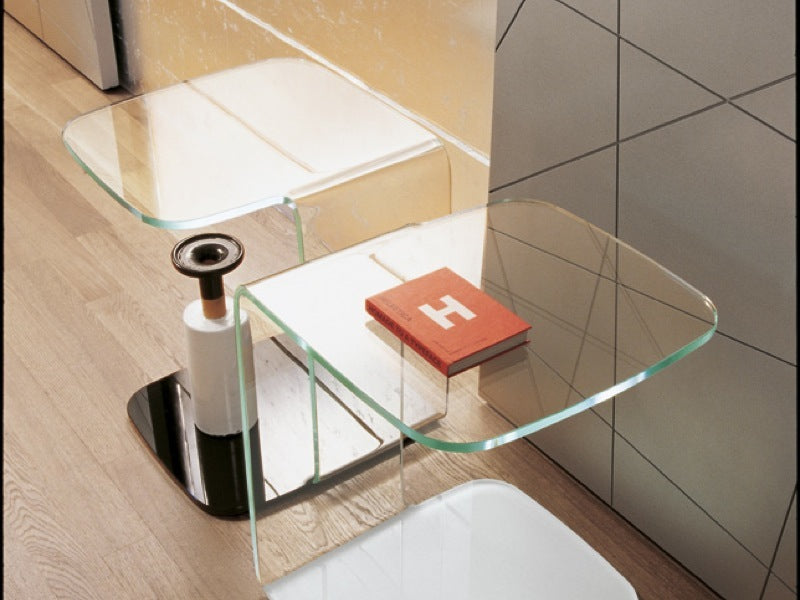 Sovet - Shell Extralight Glass Top Side Table