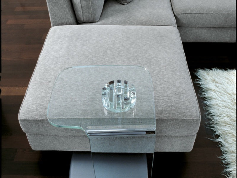 Sovet - Shell Extralight Glass Top Side Table